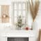 2ft. Pre-Lit Flocked Artificial Christmas Tree in Decorative Birch Bark Planter, LED Lights